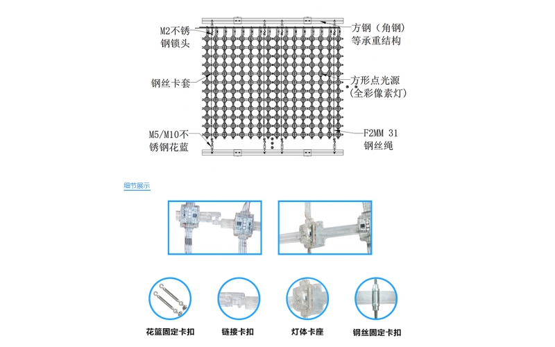 P62.5全彩網格屏，網格軟屏，戶外LED網格屏